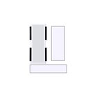 Lian Li Lancool III Dust filter White - 3x included, magnetic