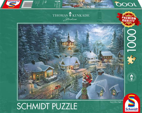 Santas Silent Night Christmas Palapeli 1000 Palaa Schmidt
