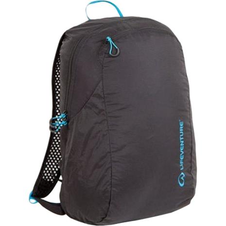 Lifeventure Packable-reppu, unisex, musta