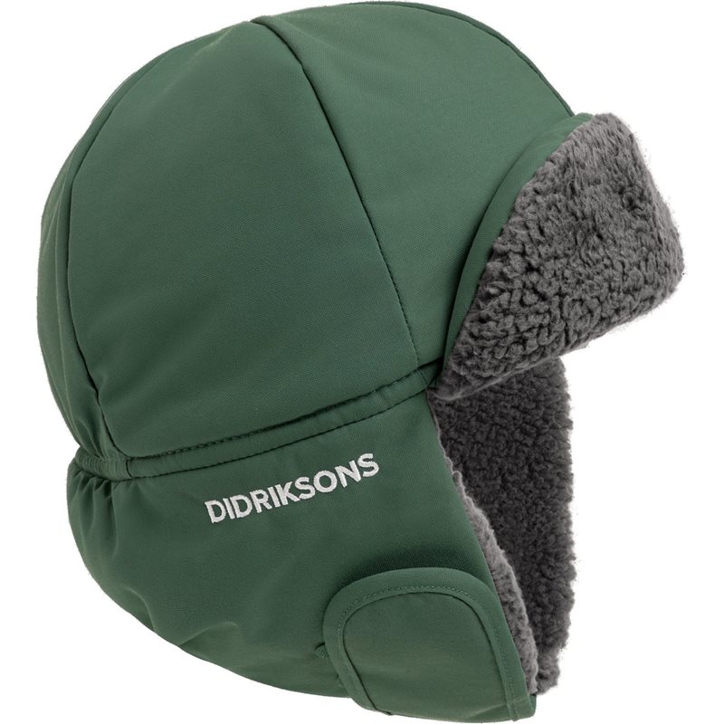 Didriksons Biggles Kids' Cap Dark Moss - 54
