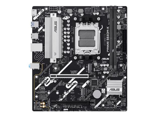 ASUS PRIME B840M-K Emolevy - AMD B840 - AMD AM5 socket - DDR5 RAM - Micro-ATX