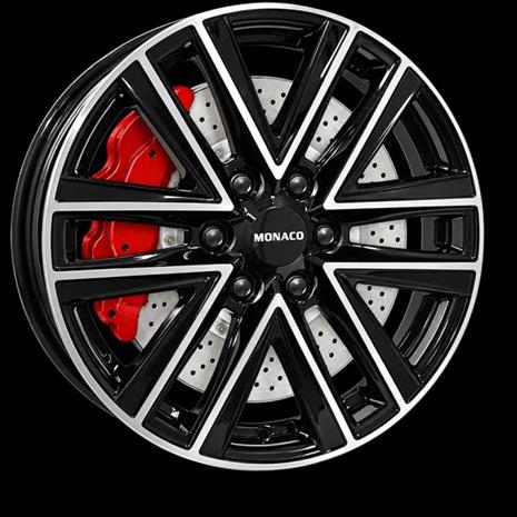 MONACO WHEELS VT1 BLACK/POLISHED 6,5X16 – kuva 2/2