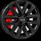 MONACO WHEELS VT1 Gloss Black 6,5X17 – kuva 2