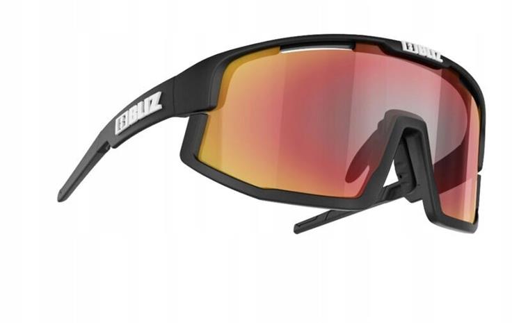 Bliz Vision Matt Black, Smoke With Red Multi