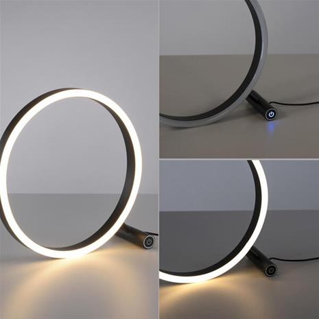 Ritus-LED-pöytälamppu, antrasiitti – kuva 3/3