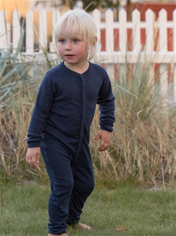 Joha Pyjama Merinovilla, Navy, 80 – kuva 2/2