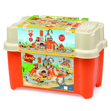 Abrick Ecoiffier - Complete Building Kit with Accessories 124pcs