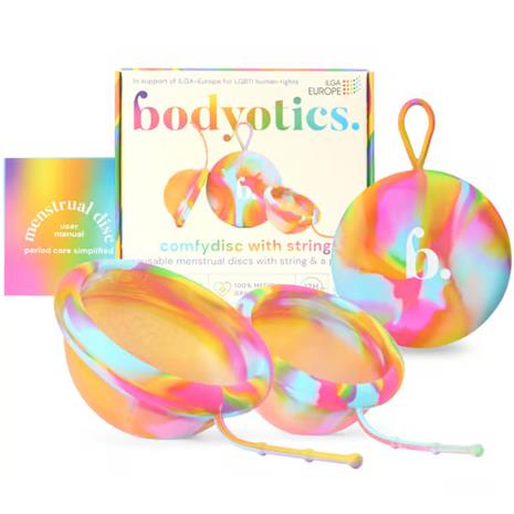 Bodyotics Comfydisc: Rainbow Edition — Reusable Menstrual Discs 2 stk. – kuva 2/2