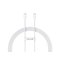 Baseus Superior Series ll USB-C - USB-C 30W 480Mb/s 2m cable - white – kuva 1