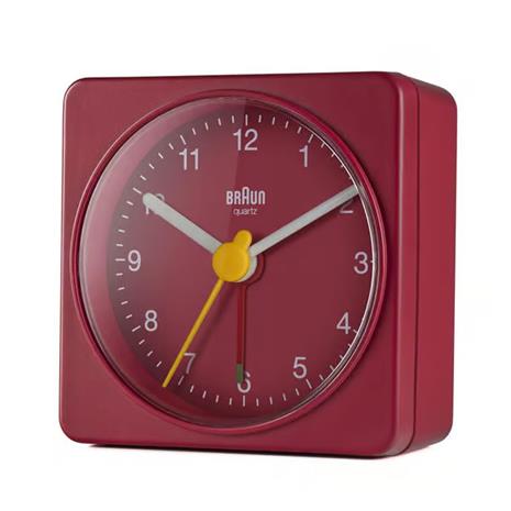 Braun BC02R alarm clock Quartz alarm clock Red