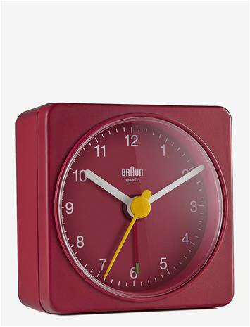 Braun BC02R alarm clock Quartz alarm clock Red