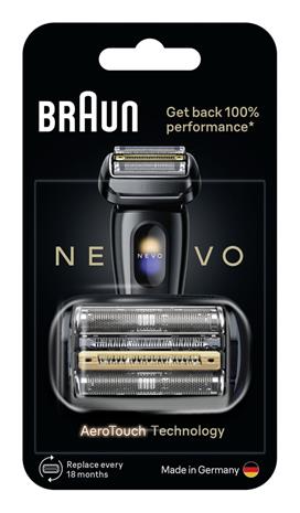 Braun NEVO Shaver Head ORIGINAL Replacement, ajopää