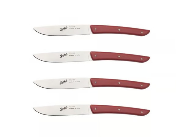 Köttkniv 4-pack, röd