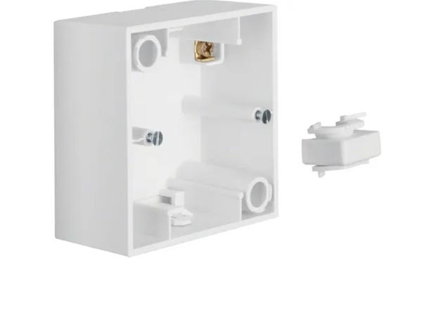 Berker Surface mounted housing 1gang s1 polar white