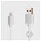 FIXED USB-A / USB-C kaapeli 1m Valkoinen – kuva 4