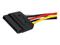 StarTech.com 6in SATA Power Y Splitter Cable Adapter - M/F – kuva 4