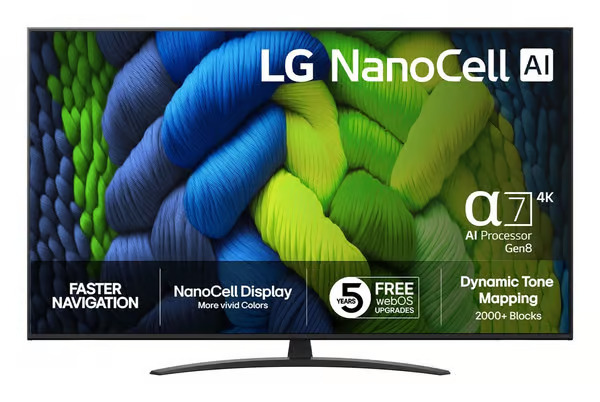 LG 65NANO82A (65"), LED-televisio