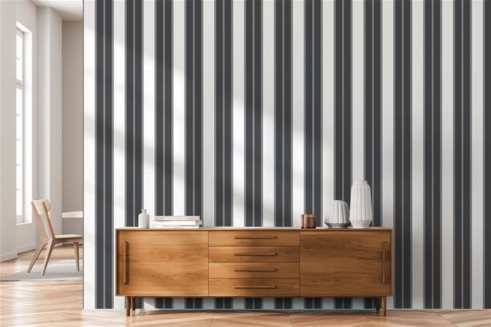 Lines in Verticals in Green - 1033101-04 Tapetti