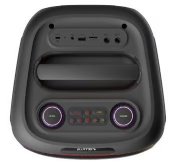 DENVER BPS-270 - Bluetooth speaker with 8" woofer + 1" Tweeter 40W – kuva 8/8