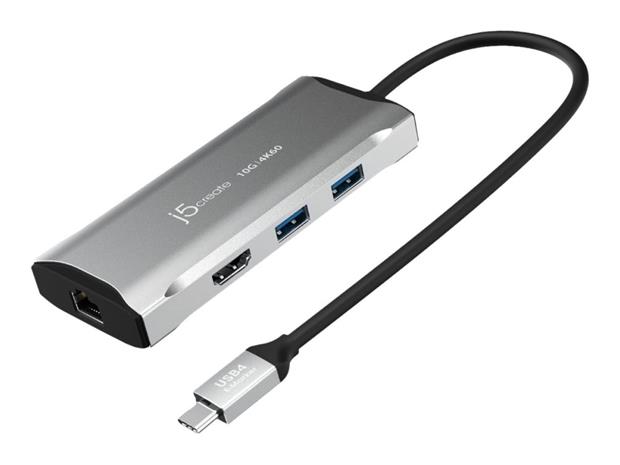 j5create Elite JCD392 USB-C/USB4/Thunderbolt 4 Dock HDMI/GigE
