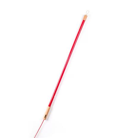 LED-lattiavalaisin Linea puuta, punainen