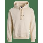JACK & JONES Jornorrebro Emb Sweat Hood Noos - ANTIQUE WHITE - S