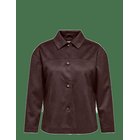 ONLY CARMAKOMA Carcarolina Faux Suede Jacket Otw - COFFEE BEAN - 42