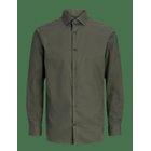JACK & JONES Jprparker Shirt L/S Noos - FOREST NIGHT - M