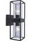 FLAIR-ulkoseinävalaisin, musta, 39 cm, 2 x E27, IP44 – kuva 3