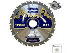 Katkaisuterä puulle Irwin; 184x2,4x30,0 mm; Z24