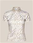 J. LINDEBERG Tour Tech Print Polo - OAK ISLAND FOSSIL M - S