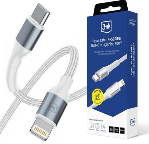 3mk Hyper Cable N-SERIES Lightning cable - Lightning / USB - 1 m
