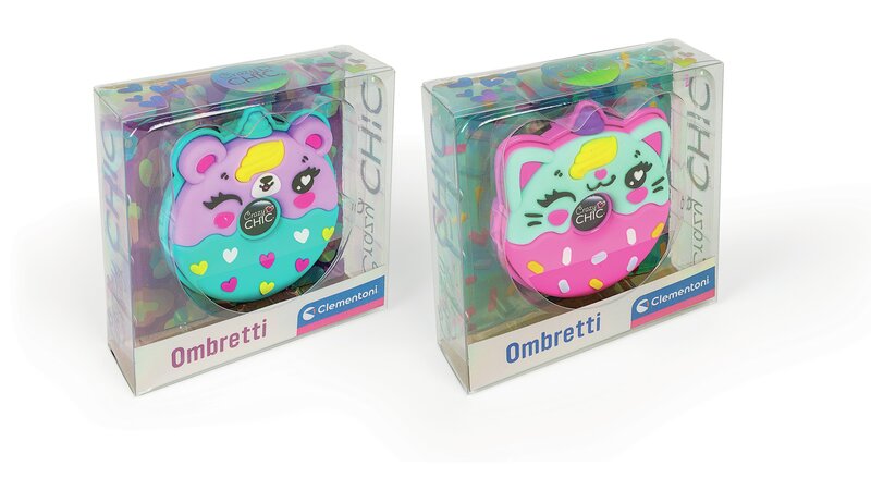 Clementoni Crazy Chic Eyeshadow Animals Donut Blue/Pink