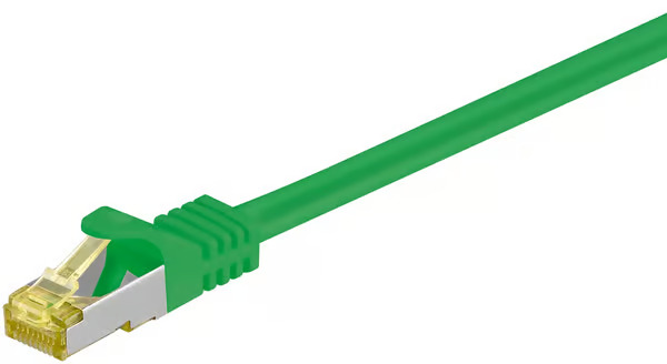 Patchcord Cat 7 S/ftp Pimf 0,25m vihreä, Rj45 Cat 6a – kuva 2/3