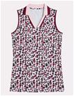 RÖHNISCH Essential Sleeveless Poloshirt - LEO PINK/BEET - L