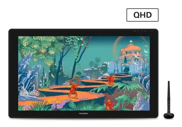 Huion Kamvas 24 Plus, piirtonäyttö