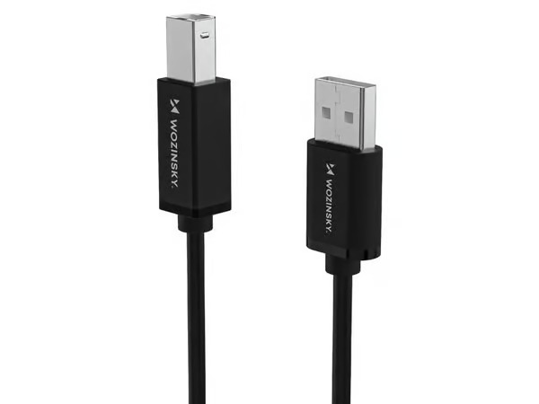 Wozinsky WKDDY4S USB-B - USB-A 480Mb/s Cable 1m - Black