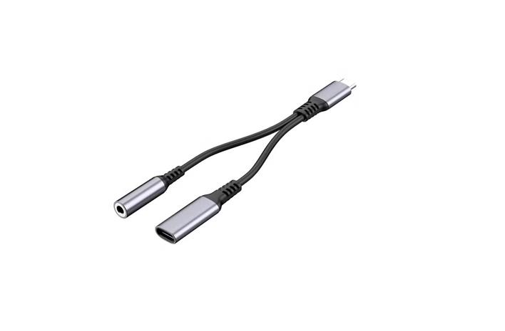 Exibel Audio- ja lataussovitin USB-C 3,5 mm, 100 W