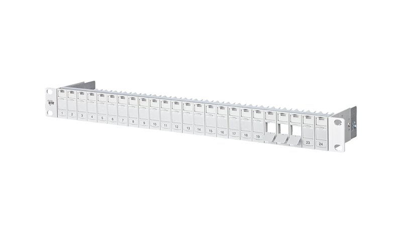 BTR NETCOM kytkentäpaneeli 19" 130920-00-E – kuva 1/1