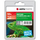 AgfaPhoto mustekasetti 4 kpl LC1280XLVALBPDR APB1280XLSETD