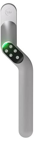 Yale Smart Code Handle oikea hopea koodipainike