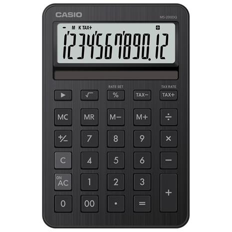 Casio MS-200DQ-BK Pöytälaskin