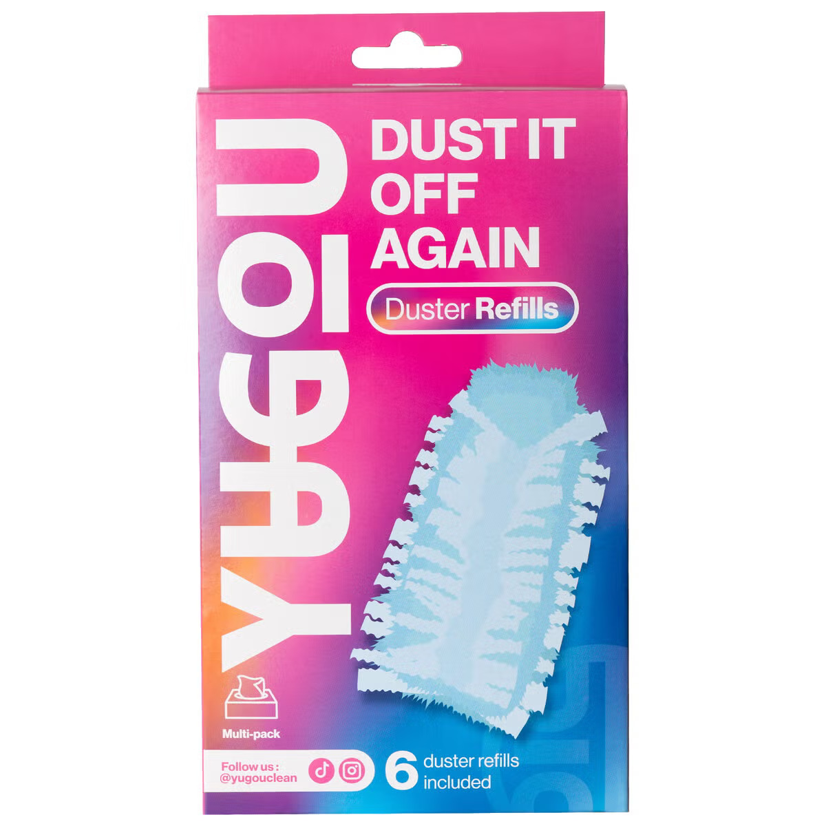 Yugou Dust It Off Again Pölyhuiskan vaihtopää, 6 kpl