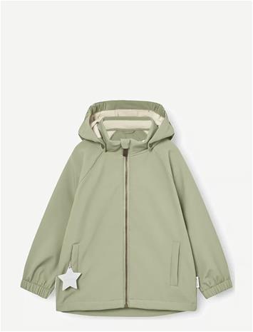 MINI A TURE Mataden Softshell Jacket. Grs - Khaki green - 18M/86