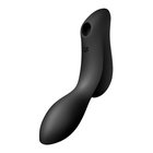 Satisfyer Curvy Trinity 2 - ilmahierova 2in1 vibraattori (musta)