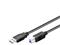 Pro USB-A <-> USB-B 3.0 - 0.25m - Musta – kuva 2
