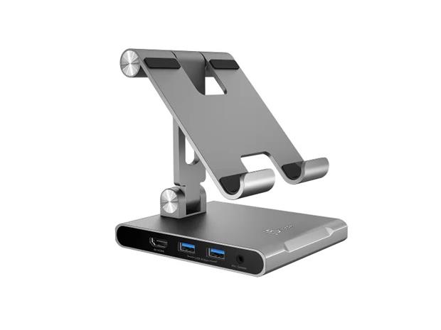 j5create JTS224 Multi-Angle Stand with Docking Station for iPad Pro®