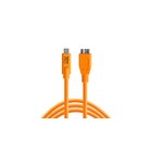 Tether Tools CUC3315-ORG USB-kaapeli USB 3.2 Gen 1 (3.1 Gen 1) 4,6 m USB A Micro-USB B 5 Gbit/s Oranssi CUC33