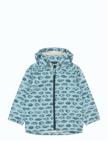 mikk-line Softshell Jacket Aop - Blue - 140