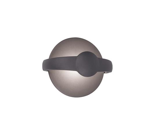 LED-ulkoseinälamppu Mayorka, tummanharmaa, leveys 22 cm, IP65